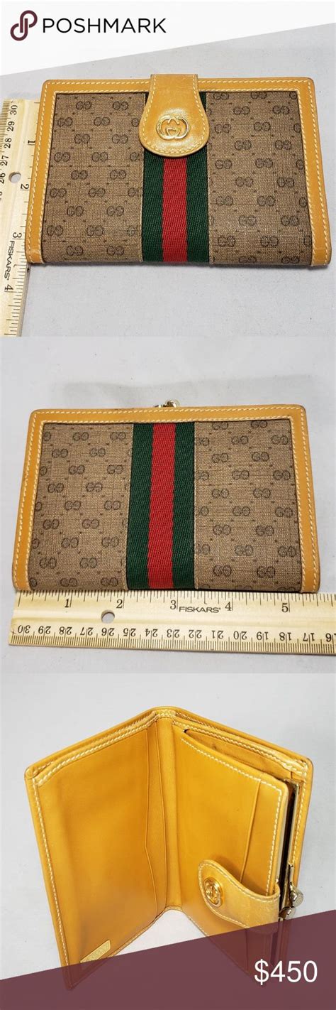 gucci small coin purse old style|old Gucci wallet styles.